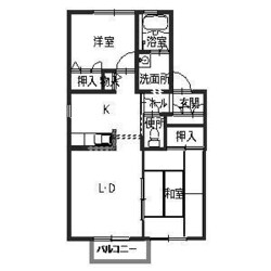 ディアス小松の物件間取画像